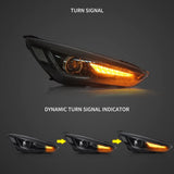 Dual Beam Headlights for Ford Focus 15-18 Headlight Assembly Vland