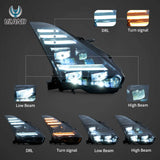 Upgrade Projector Headlights for Nissan GT-R 08-23 LED Ambient Light Vland