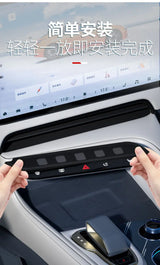 For Zeekr 001 21-25 Car Center Console Button Silicone Pad AC Key Protective Film Scratch-resistant Interior Accessories