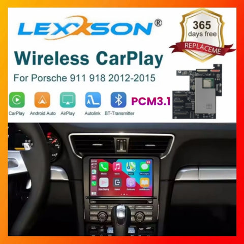 Wireless CarPlay and Android Auto Module for Porsche PCM3.1 CarPlay Retrofit Module LEXXSON