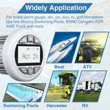 Universal 200W RV Stereo Radio Bluetooth for ATV UTV Boat Car Interior Accessory OEM