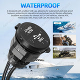 Waterproof AUX USB Extension Cable for 12V-24V Vehicles Car Interior Accessory AKAMATE