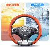 Premium Suede Wheel Cover for Perodua Myvi Axia Bezza Car Interior Accessory Hocasen
