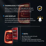 LED Tail Lights with Red Sequential Signal for Ram 09-18