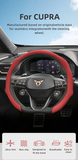 Perforated Non-Slip Wheel Cover for Cupra Models Car Interior Accessory Hocasen