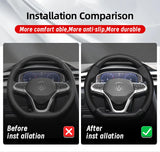 Carbon Fiber Wheel Cover for VW Golf Passat Polo Jetta