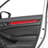 For Honda Accord 10th Gen Facelift & INSPIRE Made of Alcantara Car Interior Door Panels Armrest Cover Protective Trim Accesso