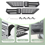 Netted Front Door Storage Box for Jeep Wrangler JL Car Interior Accessory HEBE