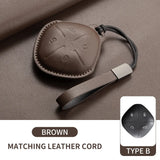 Leather Car Key Case Cover Shell For Chery Jetour Genesis X90 X70 X95 Traveller T2 Dashing X-1 Plus DTC IDM Protection Keychain