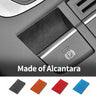 Audi 8V A3 S3 Sport Handbrake Button Knob Trim Sticker Made of Alcantara Car Premium Interior Tuning Accessory
