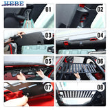 Front Roof Storage Shelf for Jeep Wrangler JK 2007-2017 Car Interior Accessory HEBE