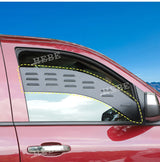 Window Louvre Vent Panels for Chevy Silverado 2014-2018