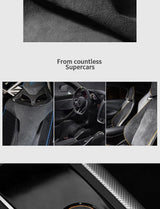 Audi A4L A5 A6L Q5 Q3 A7 Q7 Alcantara Engine Start Button Frame Cover Trim Sticker Decorative Car Interior Accessory Car Inte