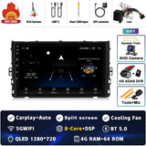 Android 15 QLED Multimedia Stereo for VW Polo VI Jetta MK7