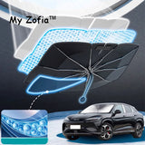 For BYD Sealion 7 Sea Lion 07 EV 2024-2026 Car Windshield Sunshade Foldable Umbrella Front Heat Insulation Accessories Car In