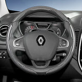 Renault Carbon Fiber Texture Steering Wheel Cover