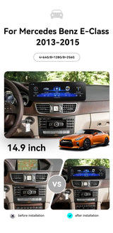 Android 13 Navigation Head Unit for Mercedes-Benz E-Class 2013–2015 Android Head Unit Aotsr