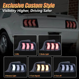Mustang RGB LED Tail Lights for Ford 2005-2009