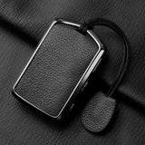 Metal and Leather Car Key Case Cover for Volvo XC40 XC60 S90 XC90 V90 2017 2018 Accessories