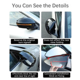 For Xpeng G6 2023 2024 Carbon Fibre Rearview Mirror Decorative Strip Car Exterior Accessory OEM