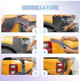 Fender Corner Guards Trim Wrap for Ford Bronco Sport 2021-2026 Car Interior Accessory HEBE