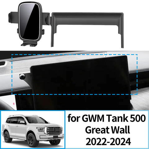 Anti-Vibration Screen Phone Mount for GWM Tank 500 Car Phone Holder CATUSIKI