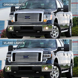 Projector Headlights Black for Ford F150 09-14 Car Interior Accessory Vland