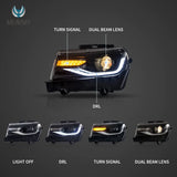 Projector Headlights Sequential Signal Chevy Camaro Car Interior Accessory VLAND
