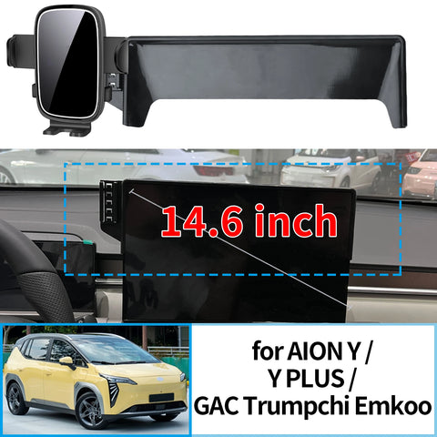 Wireless Charging Phone Mount for AION Y and GAC Emkoo Car Phone Holder CATUSIKI