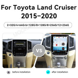 12.1" Android 14 Head Unit for Toyota Land Cruiser 2016–2020 Android Head Unit Aotsr