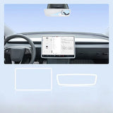 For Tesla Model 3 Highland Model Y Juniper Silicone Center Control Screen Protector Frame Protector Cover