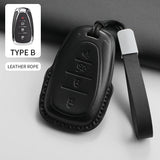 Leather Car Key Case Cover