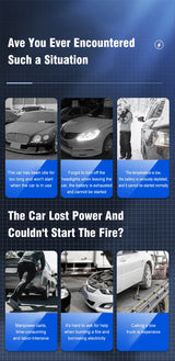 Portable Car Jump Starter Power Bank Car Booster Charger 12V Starting Device Car Jump Starter EAFC