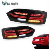 Jetta LED Tail Lights Sequential Red for VW 2011-2014