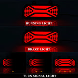 LED Rear Bumper Light Dynamic Turn Signal for Honda CRV 2015-2016