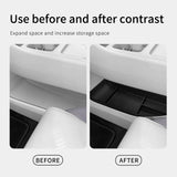 MG 4 MG4 2025+ Center Console Lower Storage Box TPE Car Central Tray Organizer Accessories Tidying Black Car Interior Accesso