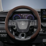 Premium Suede Snap-On Cover for Toyota Steering