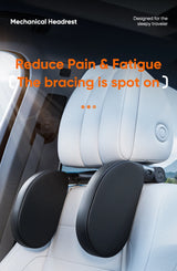 Long-Distance Travel Comfort Adjustable Car Headrest with Waterproof PVC Leather
