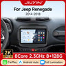 Android 13 Head Unit Navigation for Jeep Renegade 2016–2020