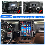 12-Inch Android 13 Head Unit for Jeep Wrangler JK 2011–2017 Android Head Unit Aotsr