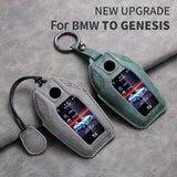 Car Key Cover For Bmw X3 G01 G31 X5 G05 X4 G02 G30 G32 I8 X7 M5X F20 Leather Car Key Case Cover Car Key Case OEM