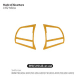 For BMW F20 F21 F30 F34 Steering Wheel Trim Frame Sticker Car Premium Interior Tuning Accessories Made of Alcantara Customizable