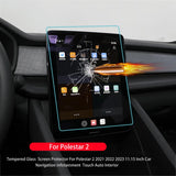 Tempered Glass Screen Protector for Polestar 2 2021-2023 Car Interior Accessory LINGLUYANG