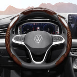 Carbon Fiber Wheel Cover Snap-On for VW Golf Tiguan