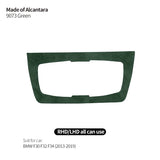 For BMW F30 F32 F34 Car Headlight Switch Knob Panel Trim Frame Decoration Sticker Interior Tuning Accessories Made of Alcantara