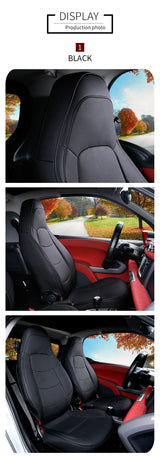 All-Season PU Leather Seat Covers for Smart Fortwo 451