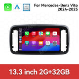 Android 15 Multimedia Head Unit for Mercedes Benz Vito 2024–2025