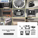 Dashboard Cover Carbon Fiber for Chrysler 300 2015+ Car Interior Accessory HEBE