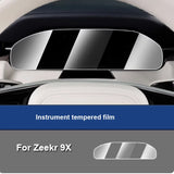 9D Tempered Glass Screen Protector for Zeekr 9X Car Interior Accessory LINGLUYANG 1pcs