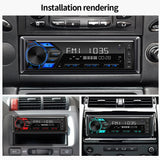 1Din Bluetooth Car Radio MP3 Player Dual Mic USB Car Interior Accessory AKAMATE